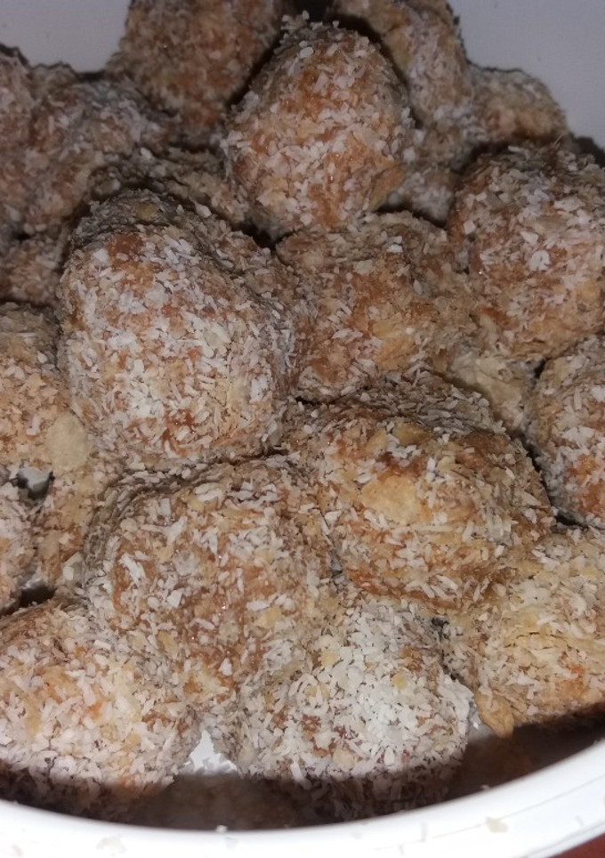 Una foto de Bombones de hojaldre y dulce de leche