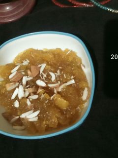 कद्दू का हलवा रेसिपी मुख्य फोटो