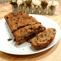 A picture of Hazelnut banana bread.