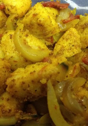 A picture of Fried idli.