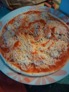 Una foto de Pizza de atún