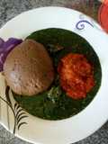 Amala and ewedu soup!