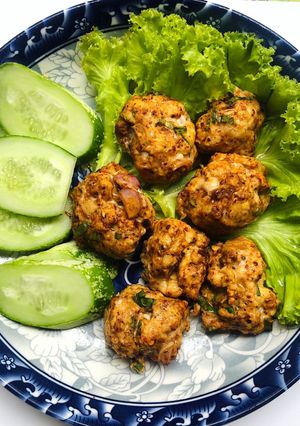 รูปของ ลาบอกไก่ทอด ใช้หม้อทอดไร้น้ำมัน
