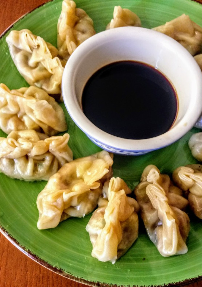 Una foto de Gyozas