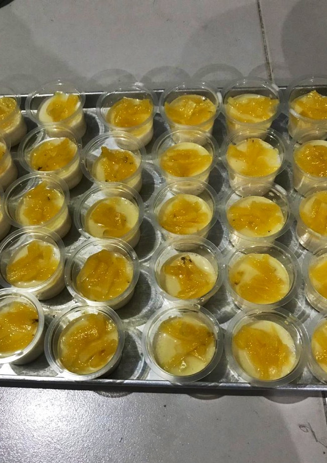 Foto resep Puding susu toping nanas