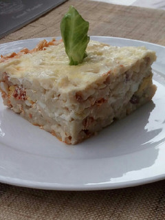 Rakott nokedli recept fotója