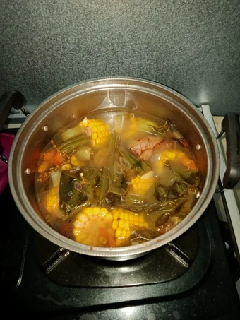 Langkah Gampang Menyiapkan Resep Sayur asam enak poll bumbu praktis yang Bisa Manjain Lidah Anti Ribet, Mantap