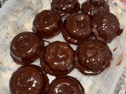 A picture of coconut doughnuts