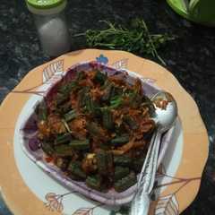 मसाला भिंडी (masala bhindi recipe in Hindi)-レシピのメイン写真