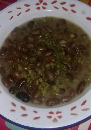 Foto resep Bubur Kacang Merah + Kacang Ijo