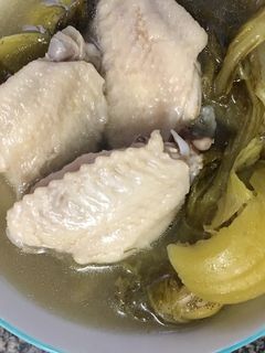 รูปของ ปีกไก่ต้มผักกาดดอง