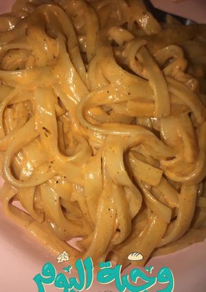 صورة لوصفة فوتشيني على طريقتي 😜