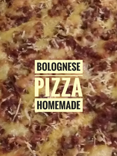 Foto resep Bolognese Pizza Homemade Simpel