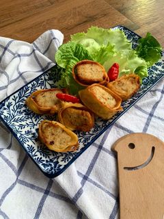 Foto resep Egg chicken roll