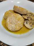 Filetes de lomo con champiñones