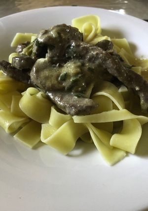 Φωτογραφία της συνταγής Beef Stroganoff - μοσχαράκι στρογκανόφ