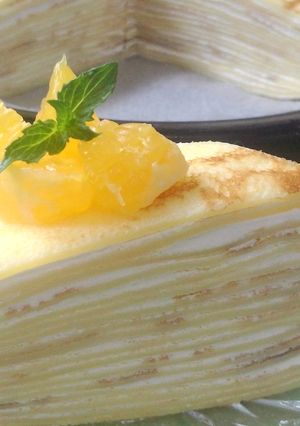 Mille Crêpe Cake法式千層蛋糕 的食譜成品照片