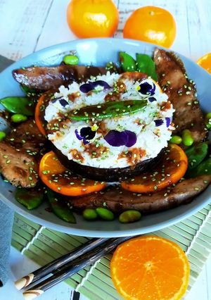 Une photo de Canard à la mandarine