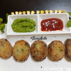 A picture of Corn Cutlets.