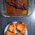 Vacío al horno acompañado con calabaza al horno