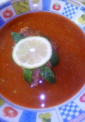 صورة لوصفة شوربة فريك