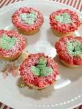 Muffin di frolla montata