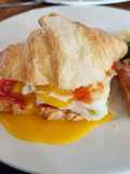Croissant Strawberry Jam Sandwich