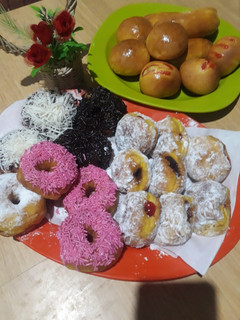 Foto resep Pumpkin bread & doughnut