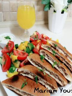 صورة لوصفة عرايس باللحمه (حواوشي)