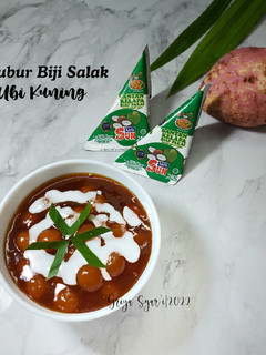 Foto resep Bubur Biji Salak Ubi Kuning