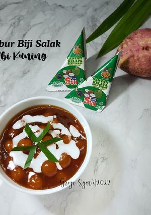 Foto resep Bubur Biji Salak Ubi Kuning