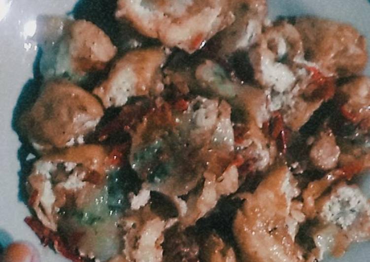 Tahu kocek pedas manjah wkwk