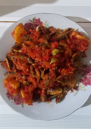 Foto resep Balado ikan bilis