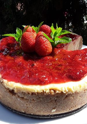 Una foto de New york cheesecake