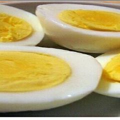 A picture of Soft and hard boiled egg.