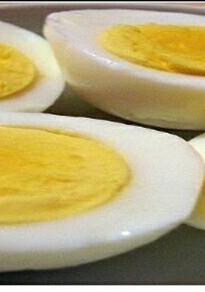 A picture of Soft and hard boiled egg.