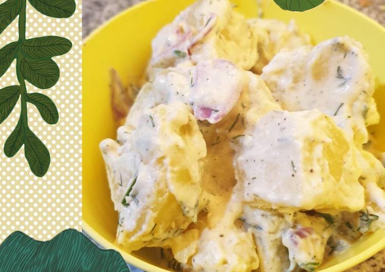 Cara Menyiapkan Potato Salad Super Enak
