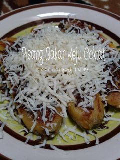 Foto resep Pisang Bakar Keju Coklat
