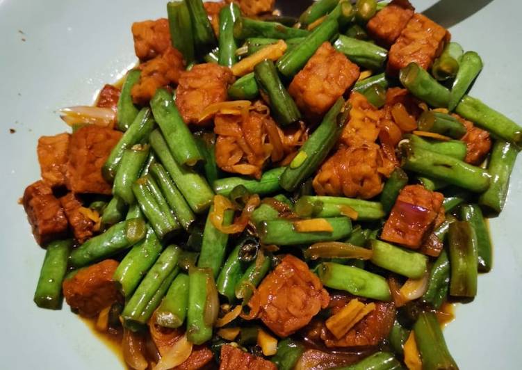 Tumis Buncis Tempe Kecap