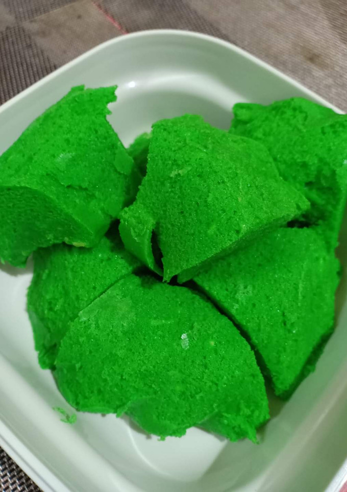 Foto resep Bolu Pandan Kukus #Keto