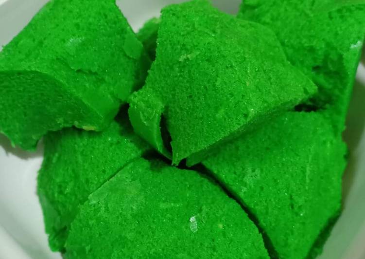 Resep Bolu Pandan Kukus #Keto Anti Gagal