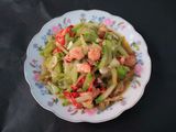 Tumis Sayur Labu Siam Udang