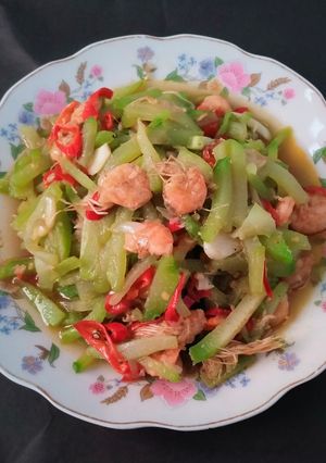 Foto resep Tumis Sayur Labu Siam Udang