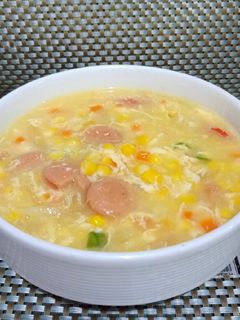 Foto resep Sup JaManSo (sup jagung manis sosis)