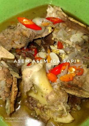 Foto resep Asem asem iga sapi