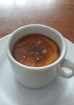 Una foto de Creme brulee de dulce de leche 