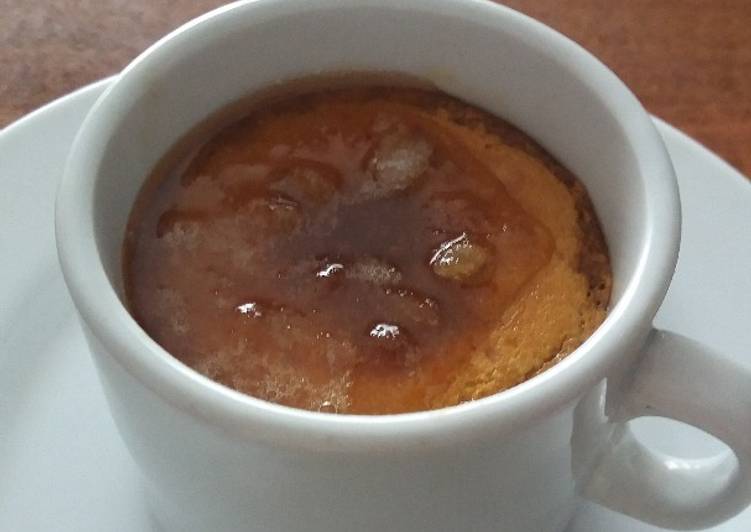 Creme brulee de dulce de leche