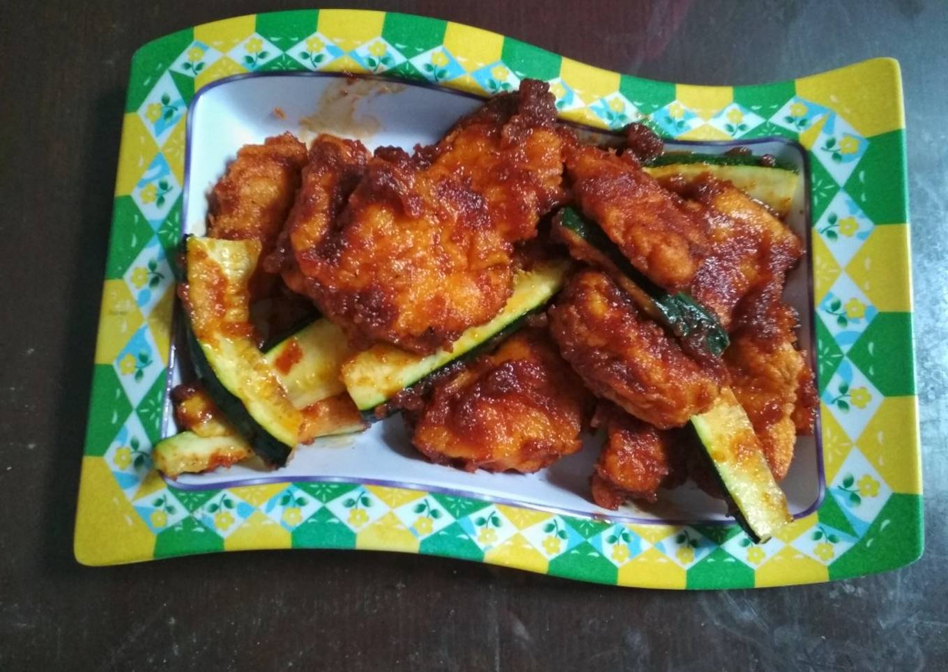 Ayam Balado (saos ala-ala korea)