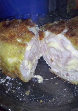 Una foto de Pollo "cordón bleu"