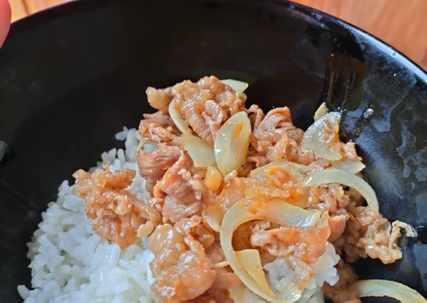 Beef slice teriyaki